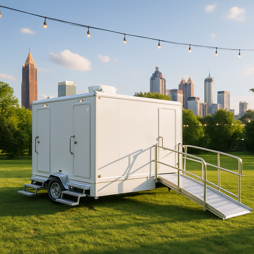 ADA restroom trailer rentals in Atlanta